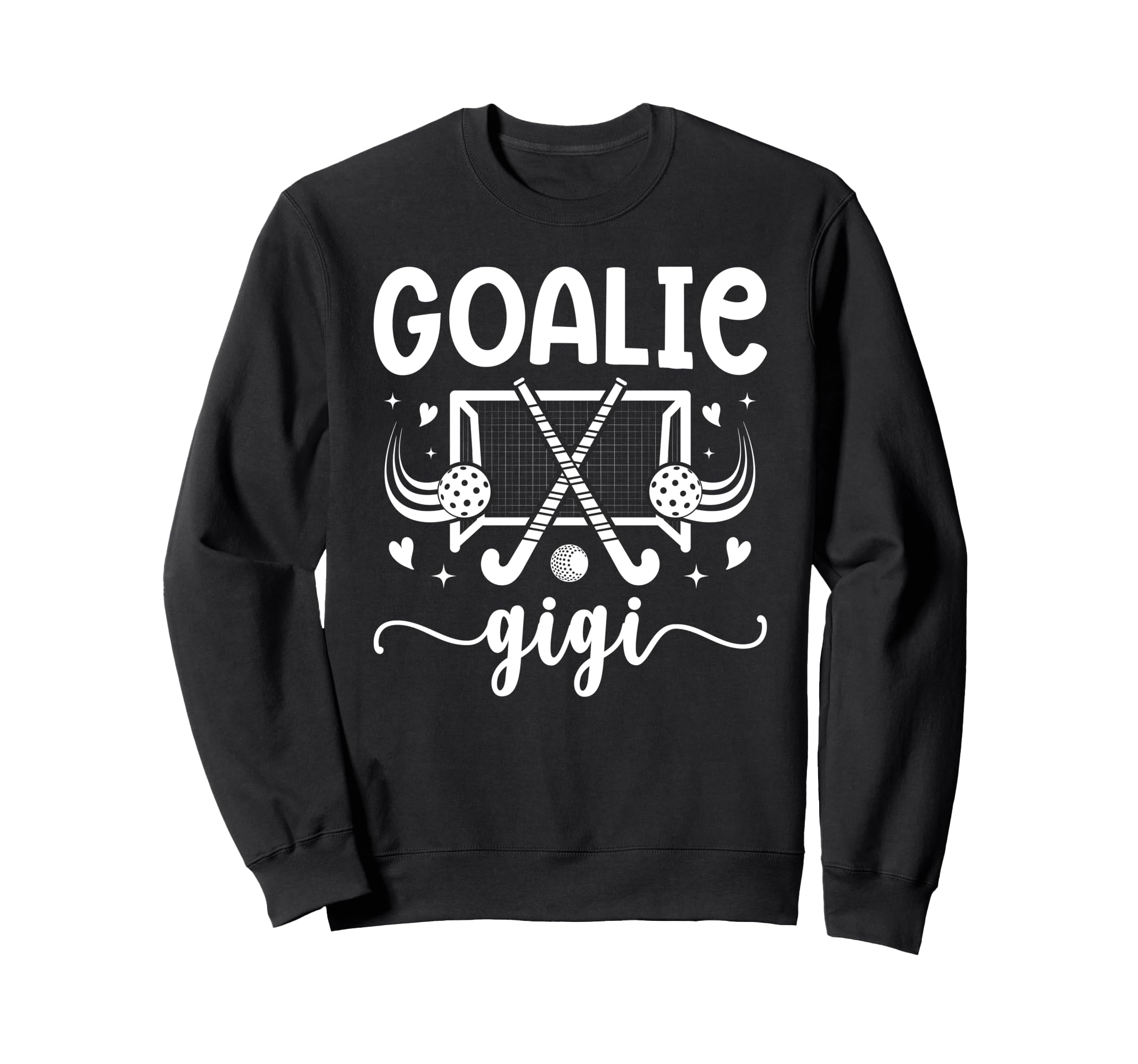 Field Hockey Goalie Gigi Field Sweatshirt - Custom Art Print for Adults