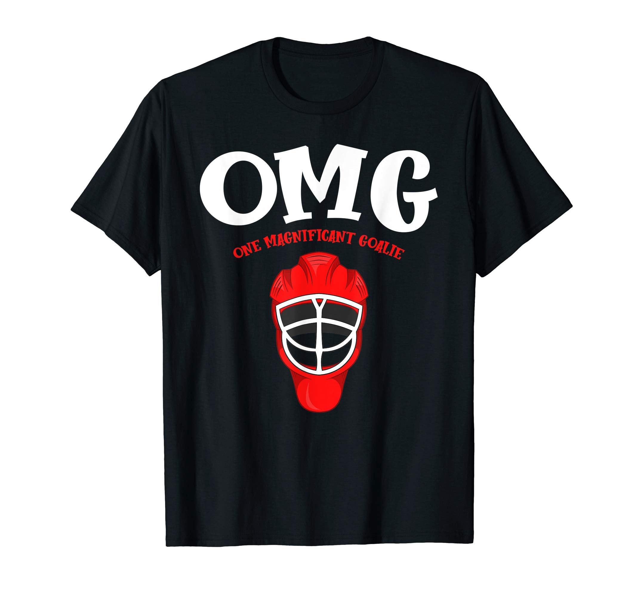 Omg One Magnificent Goalie Ice Hockey T-Shirt - Minimalist Print Unisex