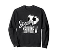 Soccer Ball Heart Soccer Sweatshirt - Casual Everyday Wear for Adults