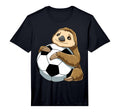 Sloth Soccer Ball Sloth Soccer Sloth T-Shirt - Unique Graphic Unisex