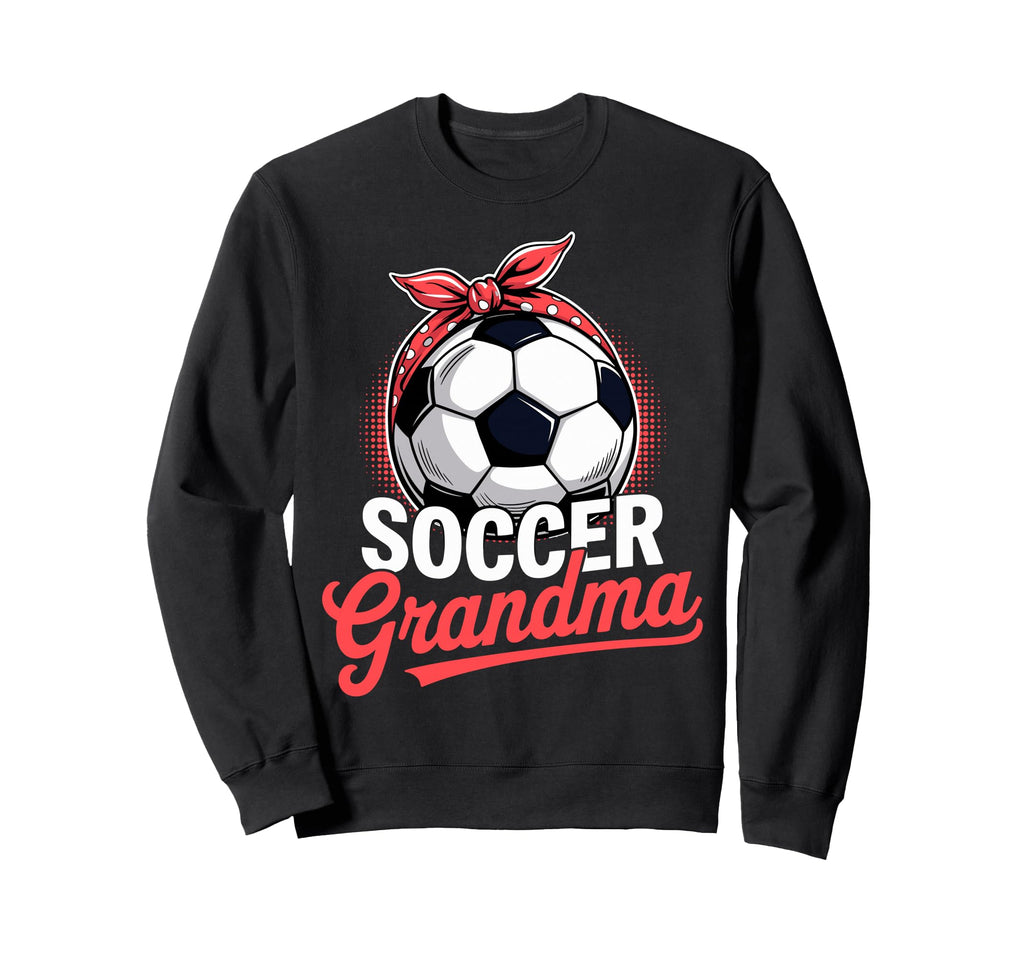 Soccer Football Player Grandma Fan Sweatshirt - Minimalist Print Unisex