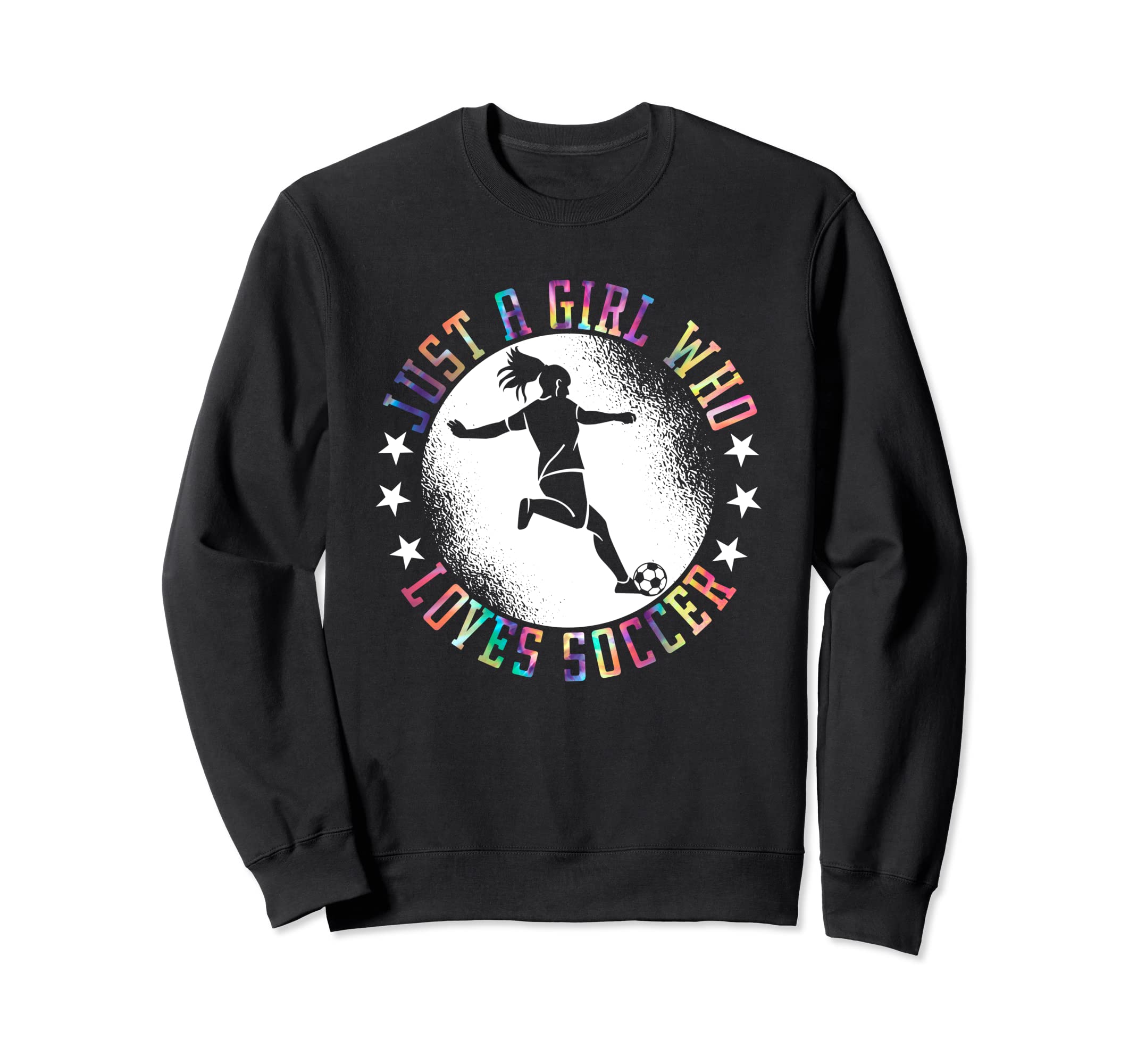 Just Who Loves Soccer Soccer Sweatshirt - Novelty Apparel Men Women