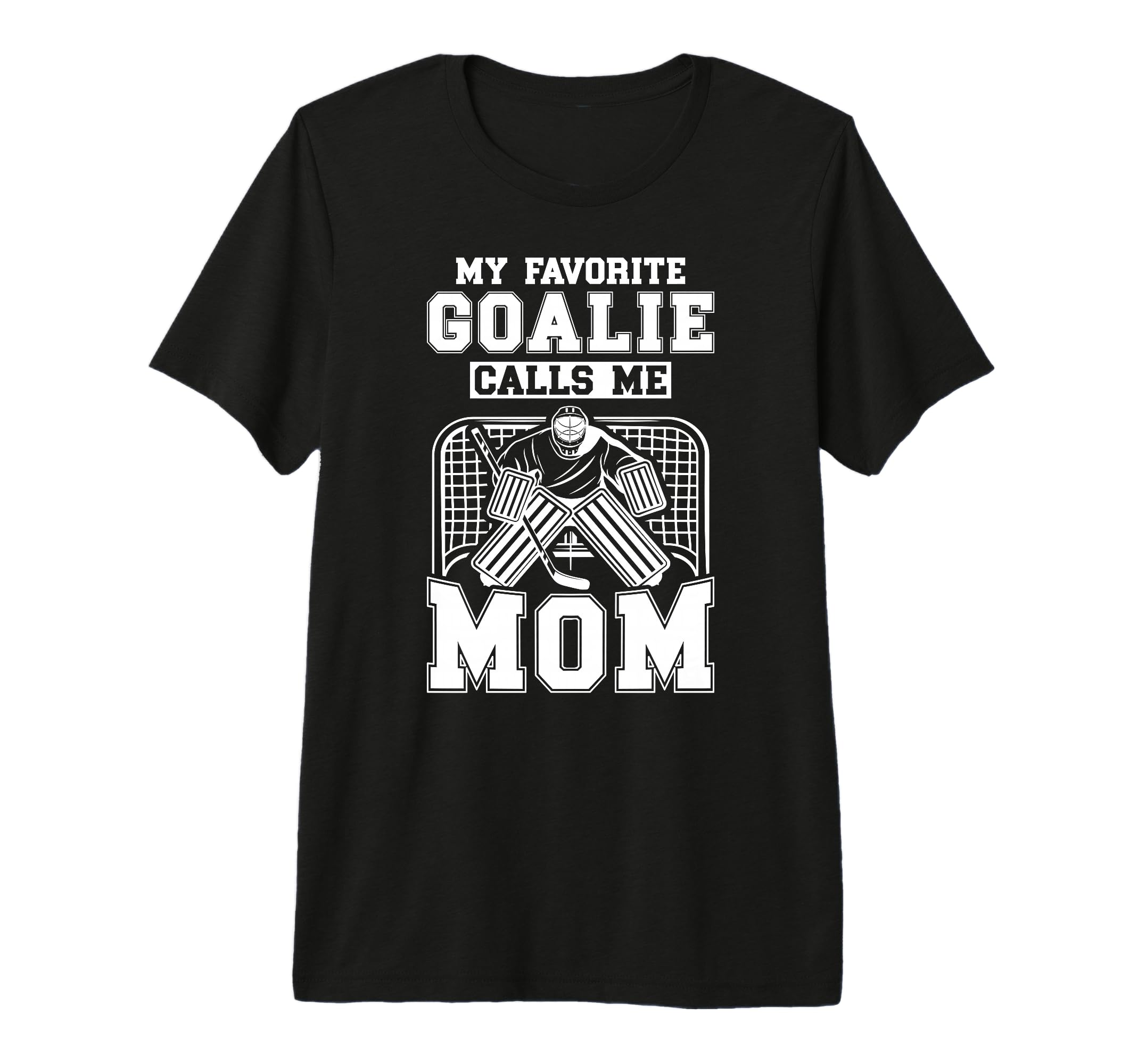Proud Ice Hockey Keeper Mom Hockey T-Shirt - Novelty Apparel for Adults