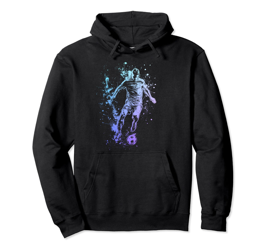Soccer Player Sports Football Hoodie - Custom Art Print Men Women
