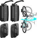 Bike Rack Garage, Bike Wall Mount Heavy Duty, Holds 77 Lbs, Swivel Bike Hangers for Garage, Adjustable Indoor Bike Storage for Bedroom Home Office, 2 Pack