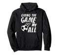 Soccer Game Coach Appreciation Goal Hoodie - Fun Novelty Design for Adults