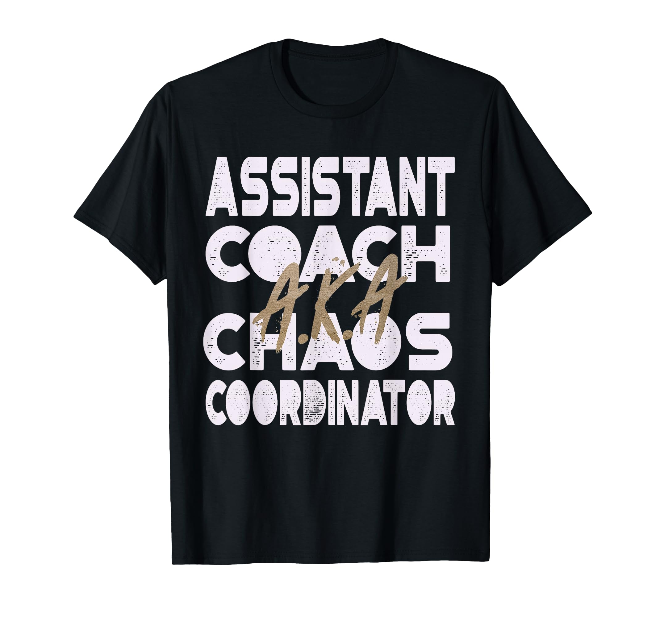 Assistant Coach K Chaos Coordinator T-Shirt - Unique Graphic for Adults