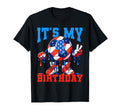 4 Year Old Its My 4Th Birthday Soccer T-Shirt - Novelty Apparel for Adults