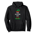Soccer Elf Santa Party Matching Hoodie - Casual Everyday Wear Men Women