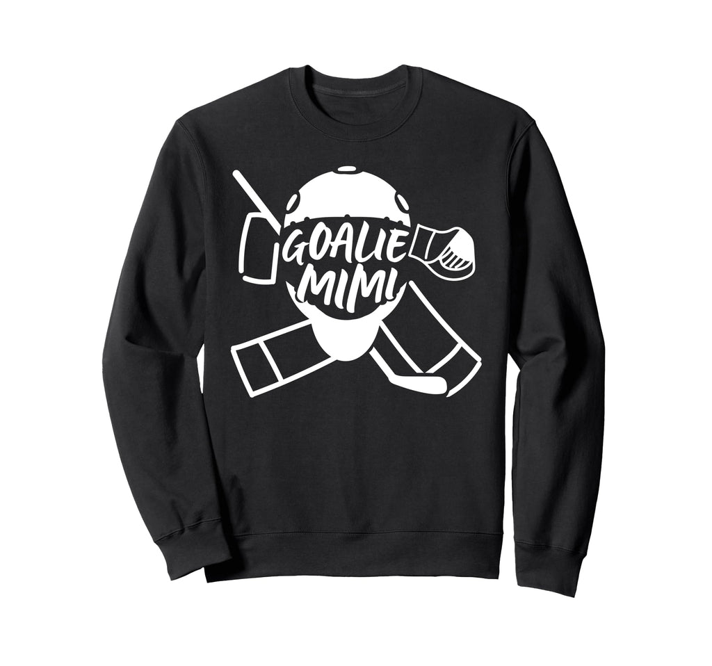 Ice Hockey Goalie Mimi Hockey Sweatshirt - Minimalist Print Men Women