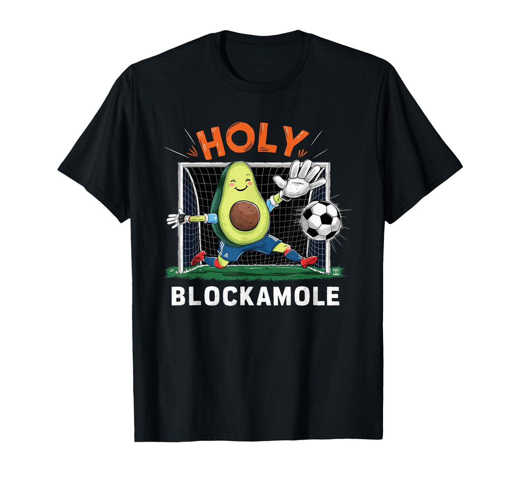 Holy Blockamole Avocado Football T-Shirt - Unique Graphic for Adults