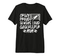 Crazy Proud Soccer Goalkeeper Mom T-Shirt - Fun Novelty Design for Adults