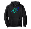 Colorful Soccer Bicycle Kick Splash Art Hoodie - Trendy Graphic Men Women