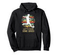 Lets Kick Some Grass Soccer Player Brick Hoodie - Graphic Print Unisex