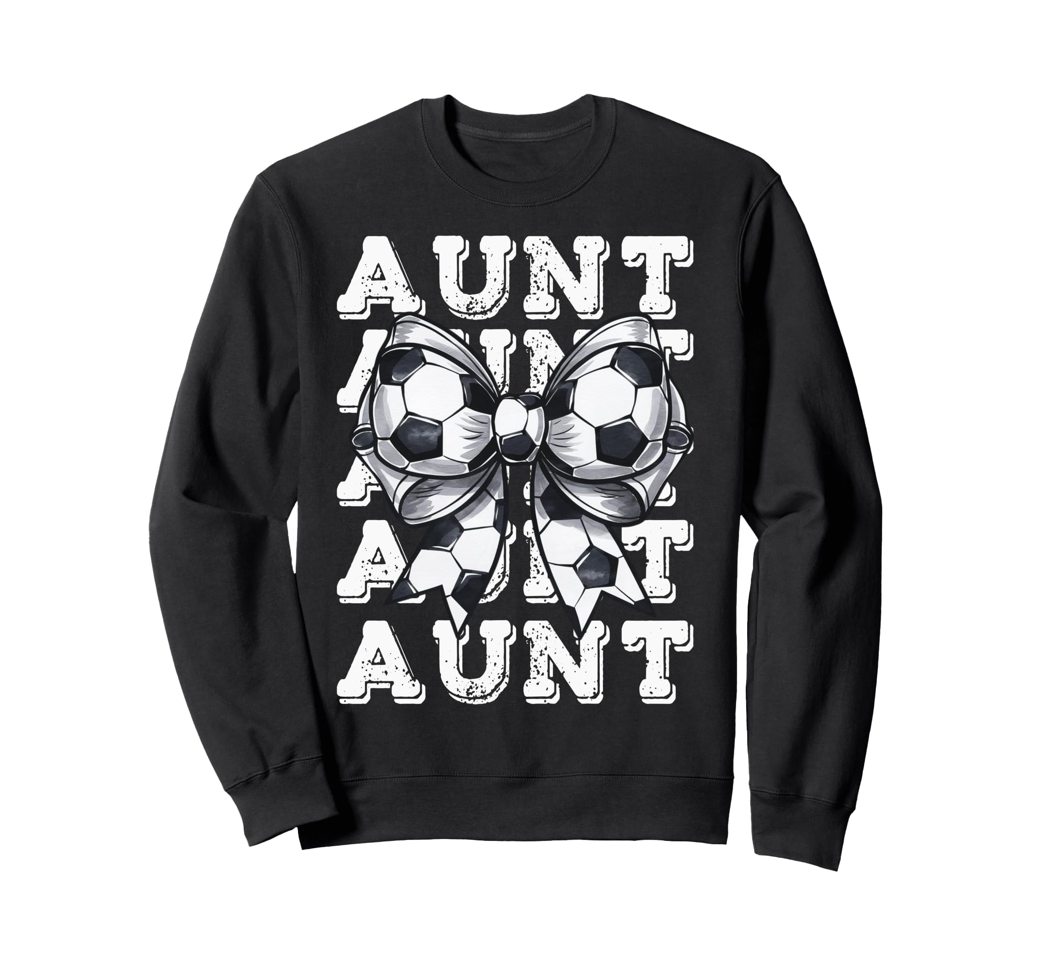 Coquette Soccer Aunt Matching Sweatshirt - Fun Novelty Design for Adults