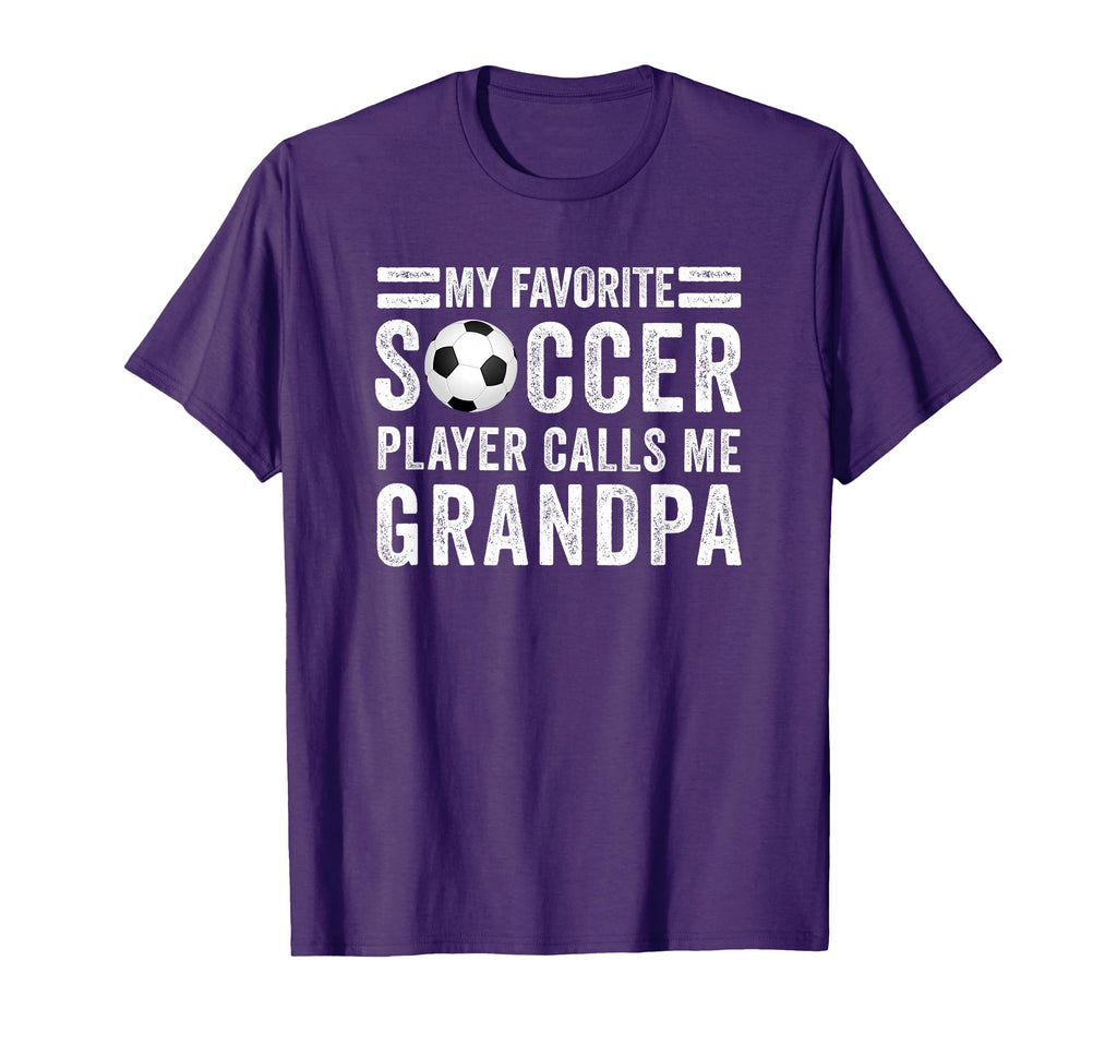 My Favorite Soccer Player Calls Me T-Shirt - Novelty Apparel for Adults