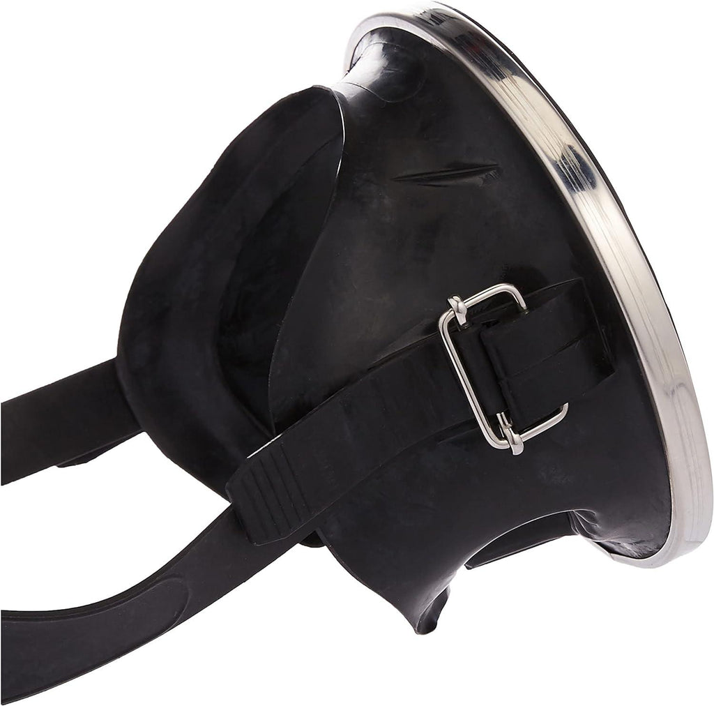 Spearfishing Free Dive Stainless Steel Oval Shape Classic Rubber Mask