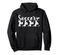Soccer Nana Heart Grandma Nana Soccer Hoodie - Trendy Graphic Unisex
