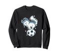 Husky Dog Dog Breed Animal Mammal Sweatshirt - Custom Art Print Unisex