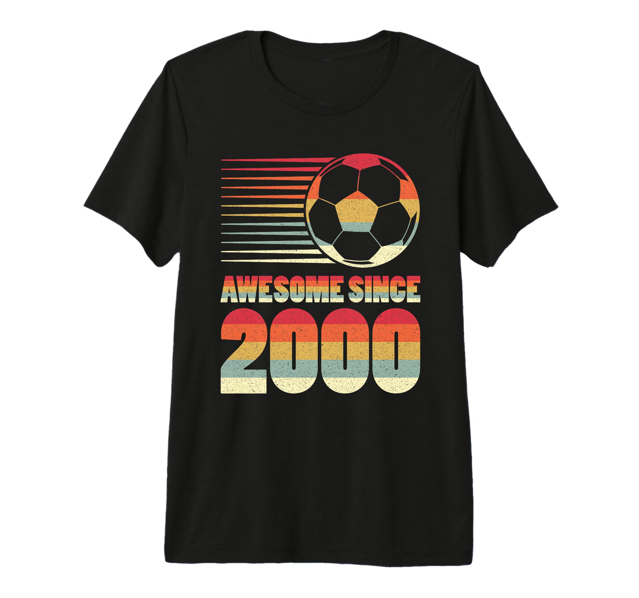 Awesome Since 2000 Soccer 26Th T-Shirt - Fun Novelty Design Men Women