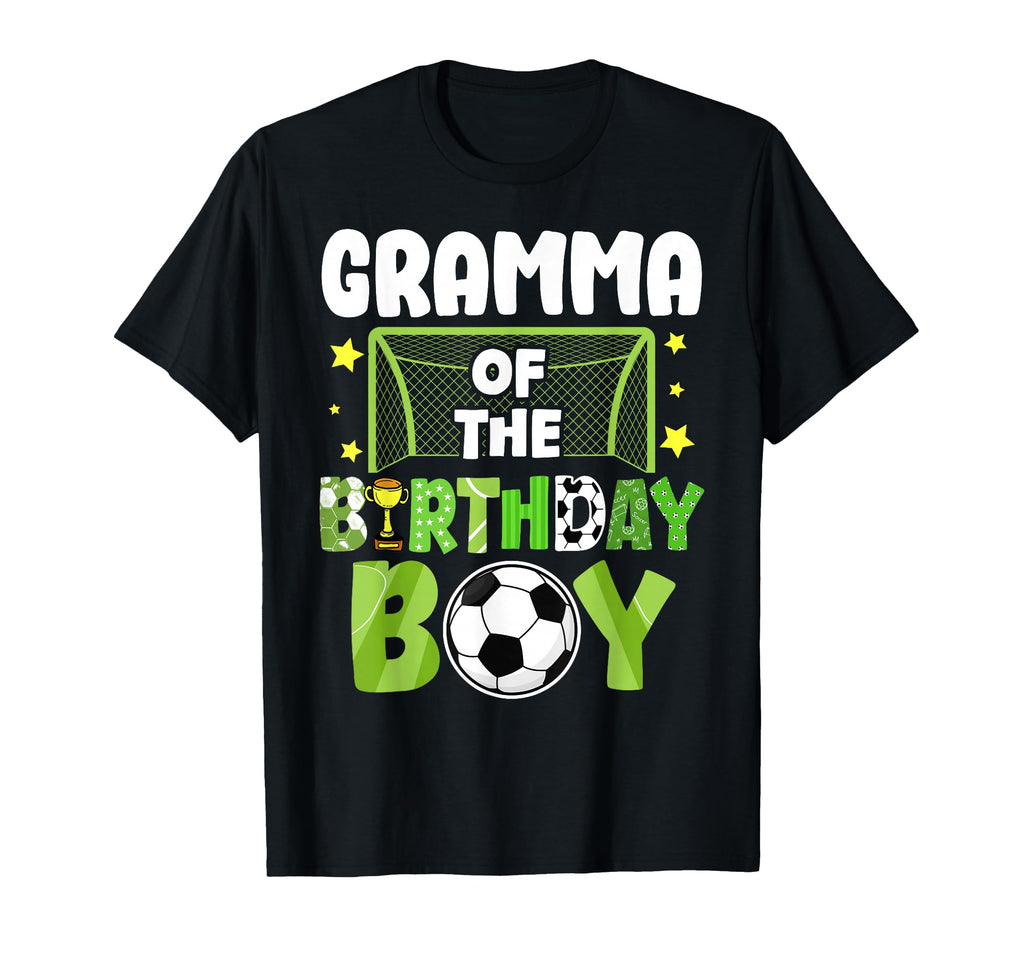 Soccer Gramma Birthday Party Family T-Shirt - Trendy Graphic for Adults