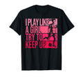 I Play Like Try To Keep Up Funny Soccer T-Shirt - Aesthetic Graphic Unisex