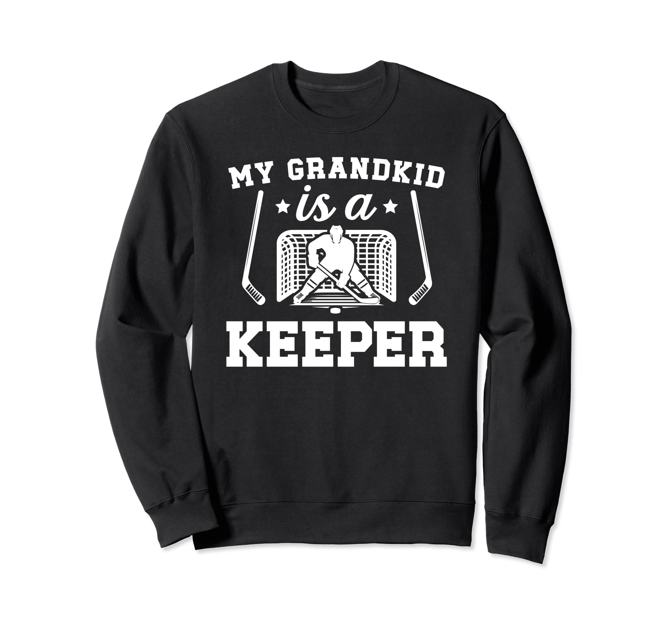 Proud Hockey Goalkeeper Grandpa Sweatshirt - Aesthetic Graphic Unisex