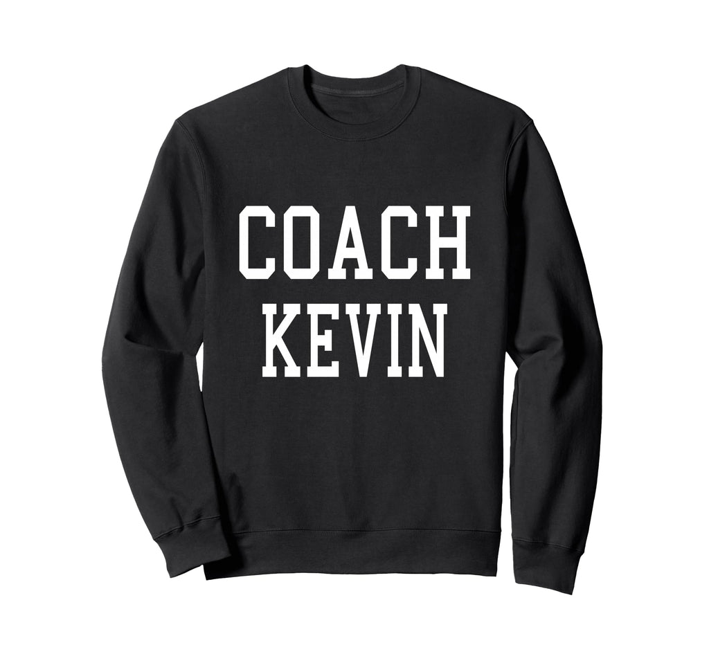 Coach Kevin Custom Football Soccer Sweatshirt - Trendy Graphic for Adults