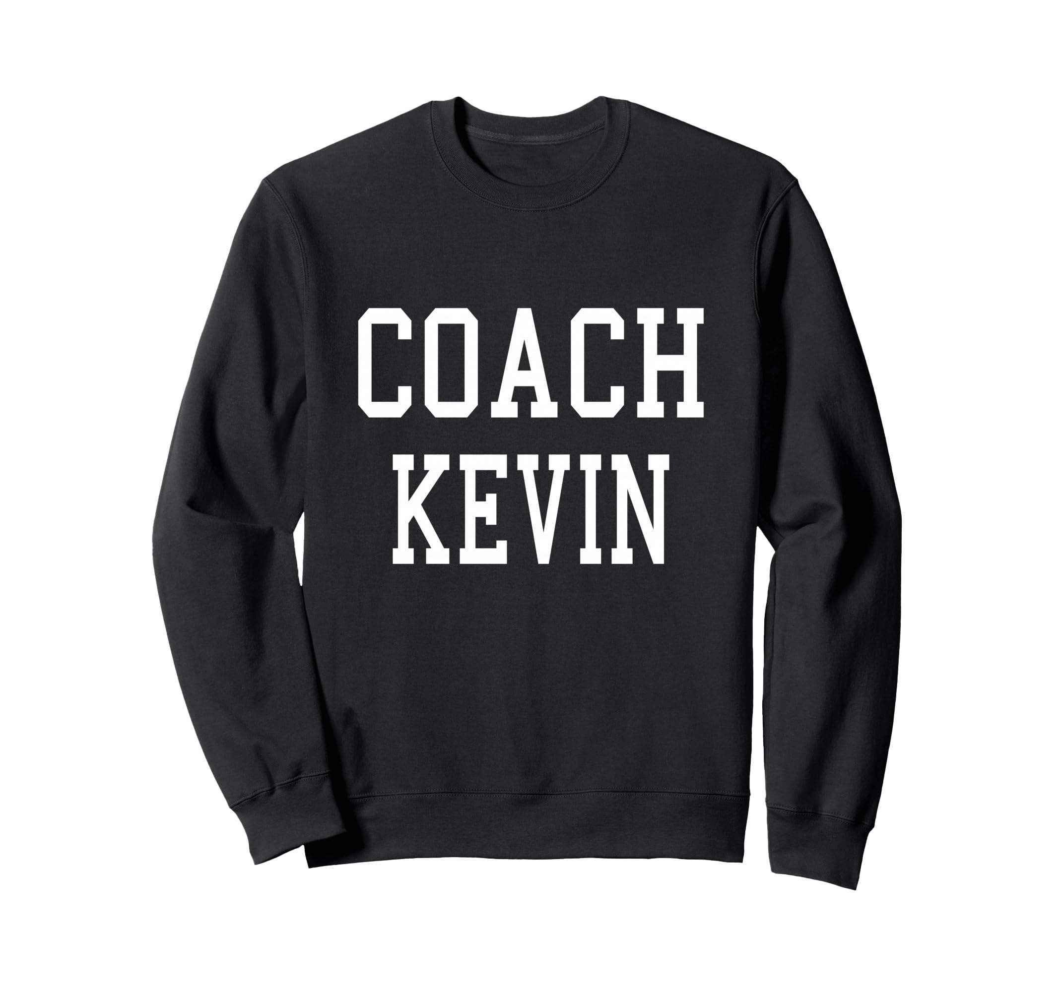 Coach Kevin Custom Football Soccer Sweatshirt - Trendy Graphic for Adults