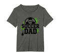 Proud Soccer Dad Whistle Sports Fan T-Shirt - Trendy Graphic Unisex