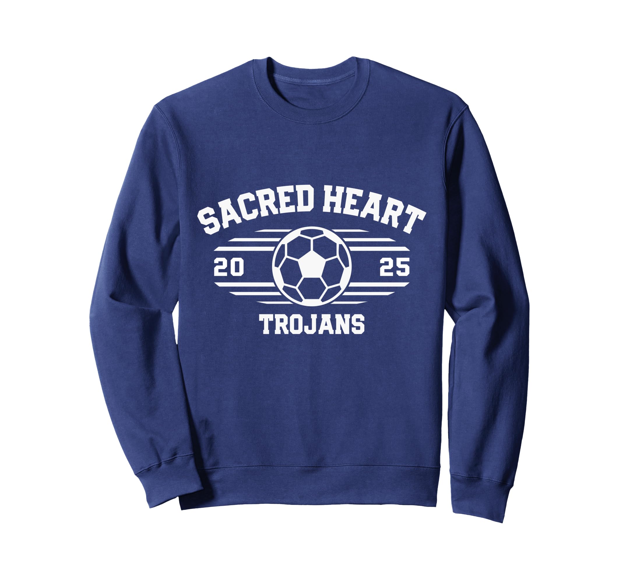 Sacred Heart Trojans Soccer Ball 2025 Sweatshirt - Trendy Graphic Men Women