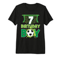 Soccer 7 Birthday 7Th Birthday Soccer T-Shirt - Trendy Graphic Men Women