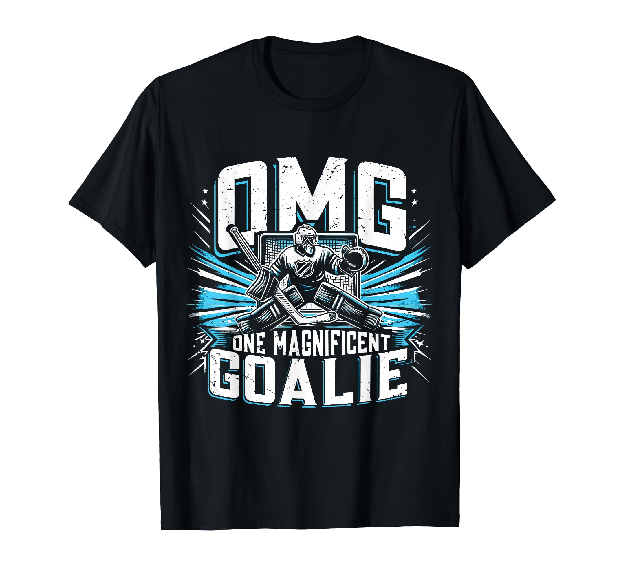 Funny Goalkeeper Ice Hockey Goalie T-Shirt - Fun Novelty Design Men Women