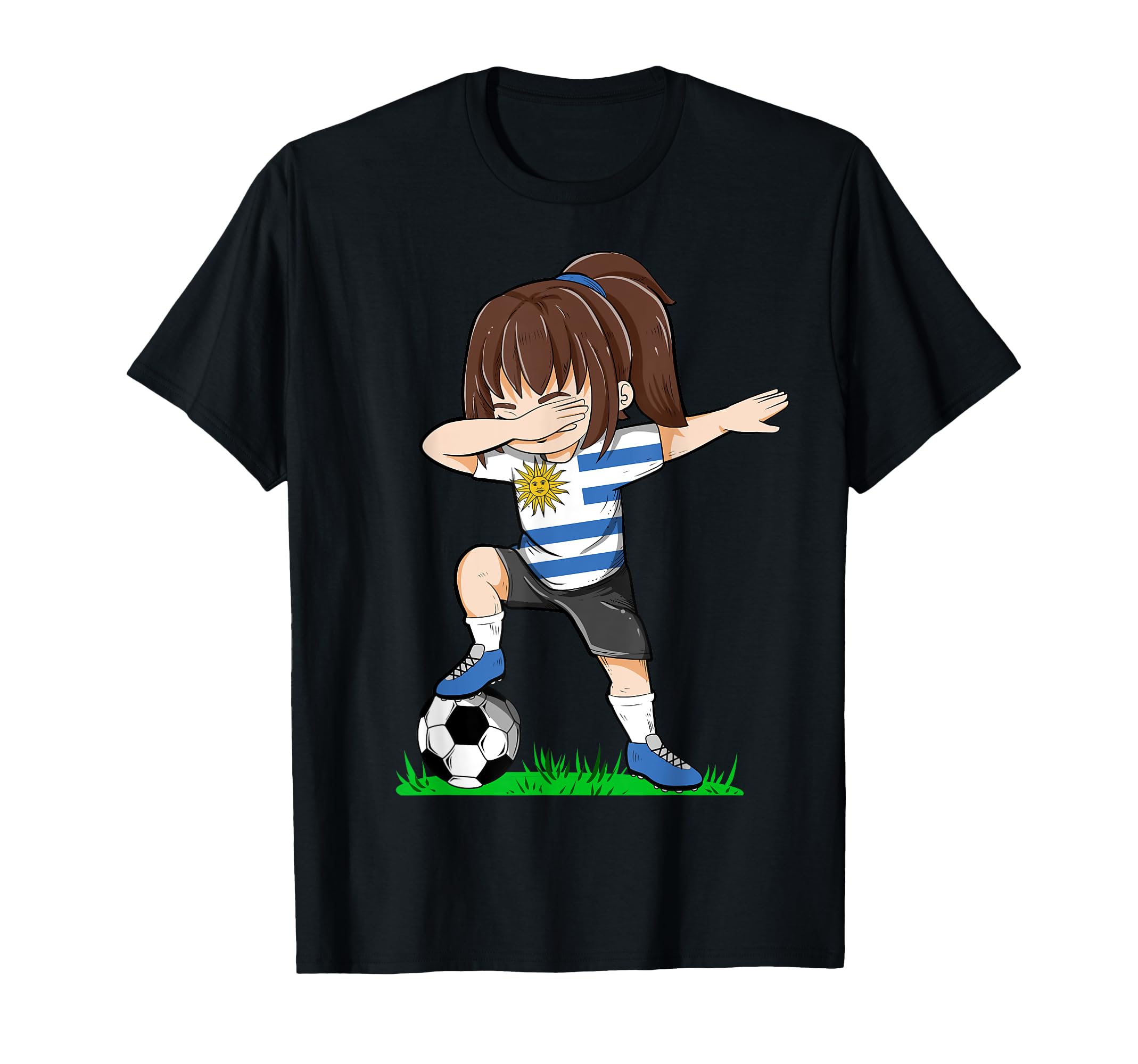 Soccer Uruguay Jersey Uruguay Flag Football T-Shirt - Graphic Print Unisex