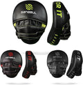 Sanabul Essential Curved Punching Mitts for Boxing, MMA Muay Thai Boxing Pads for Training, Punch Focus Mitts, Hand Pads Sparring Gear, Strike Shield