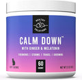 Calming Chews for Cats - Cat Calming Treats for Anxiety, Stress Relief Aid, Storms, Grooming, Fireworks, Separation, Travel, & Motion Sickness - Made in USA (60 Soft Chews- Cat)