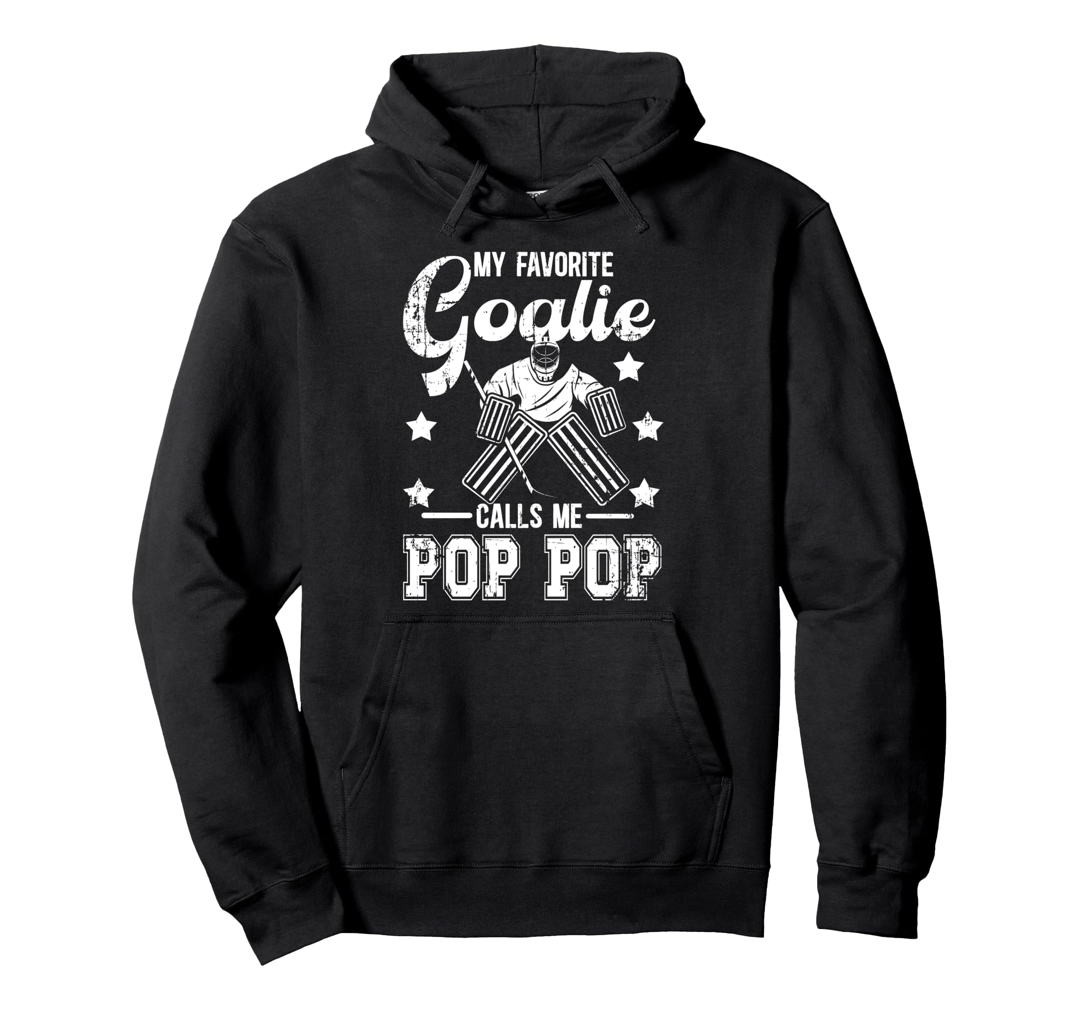 Favorite Ice Hockey Goalie Pop Pop Ice Hoodie - Novelty Apparel Unisex