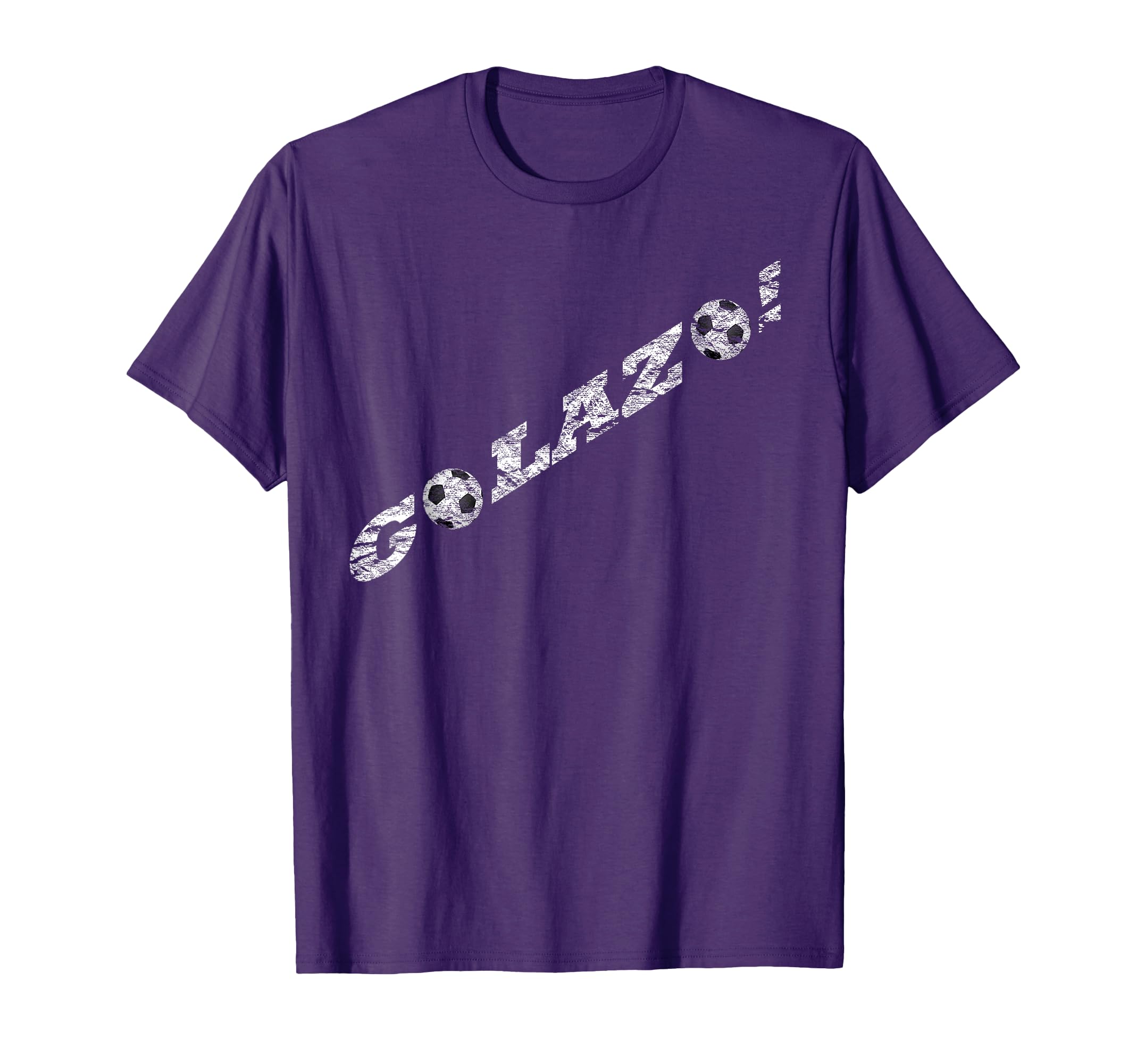 Golazo Distressed Soccer T-Shirt - Graphic Print Unisex