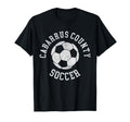 Cabarrus County Soccer Distressed T-Shirt - Casual Everyday Wear Men Women
