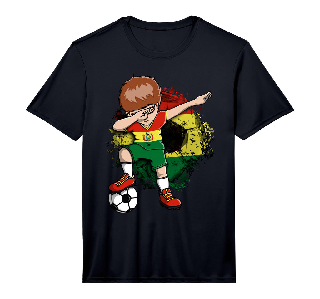 Dabbing Soccer Bolivia Jersey Bolivian T-Shirt - Unique Graphic Unisex