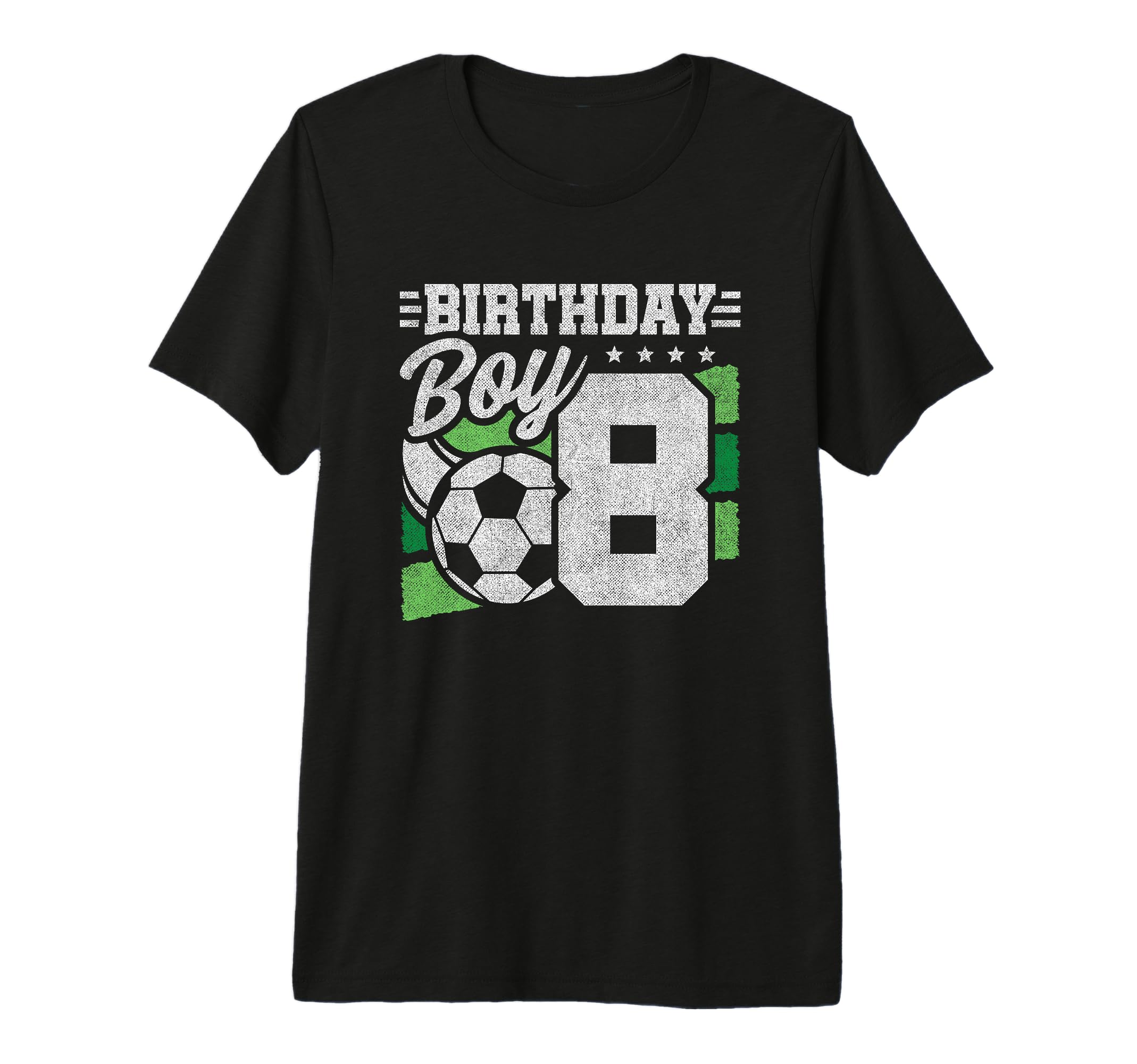 8 Year Old Soccer Birthday 8Th Birthday T-Shirt - Graphic Print for Adults