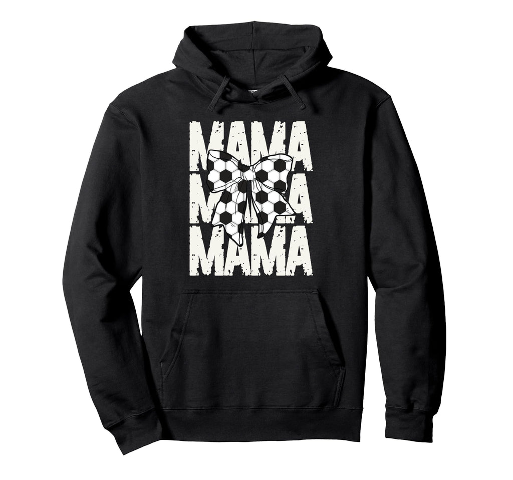 Soccer Mama Coquette Bow Sports Hoodie - Casual Everyday Wear for Adults
