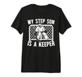 Hockey Keeper Step Mom Hockey T-Shirt - Aesthetic Graphic for Adults