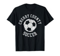 Cherry County Soccer Distressed 90S T-Shirt - Unique Graphic Men Women