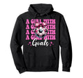 Soccer Mom Mama Mothers Day Coquette Goals Hoodie - Trendy Graphic Unisex
