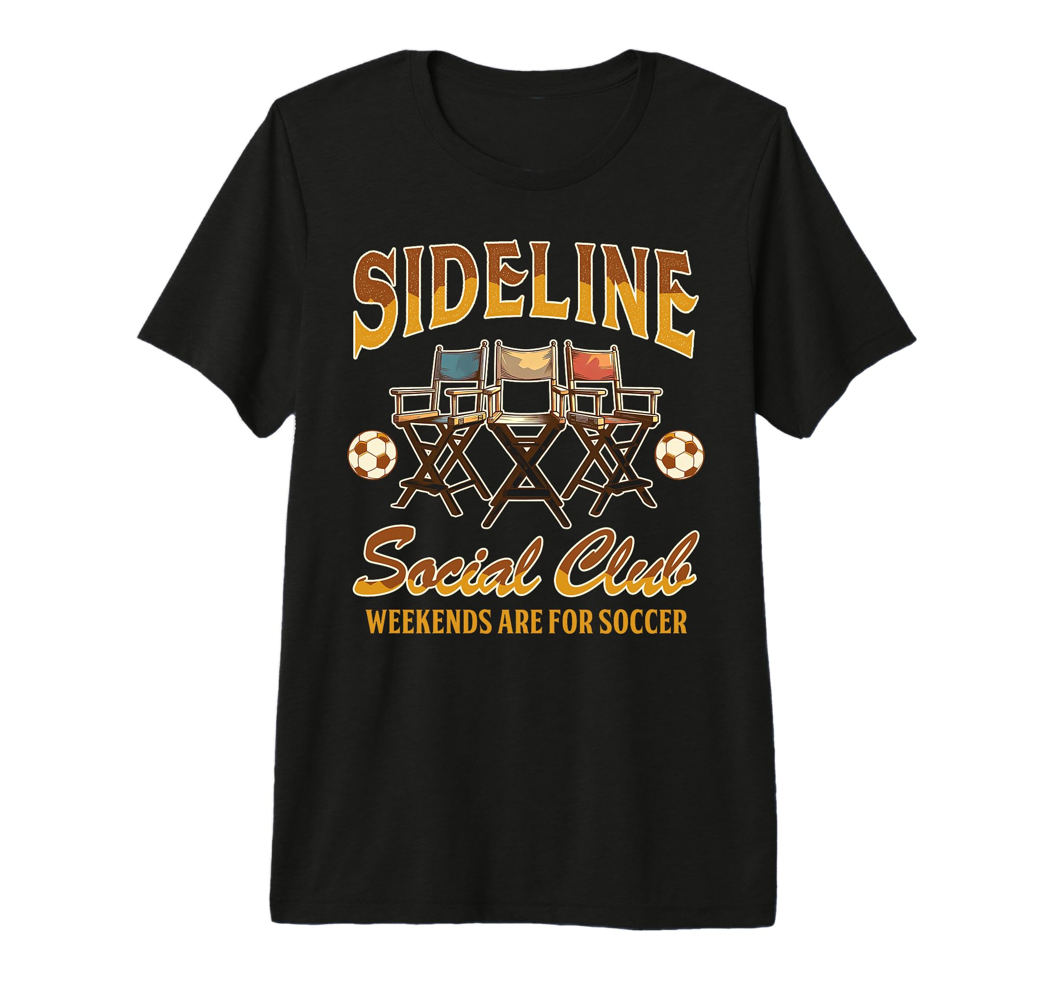 Soccer Mom Sideline Social Club Weekends T-Shirt - Graphic Print Unisex