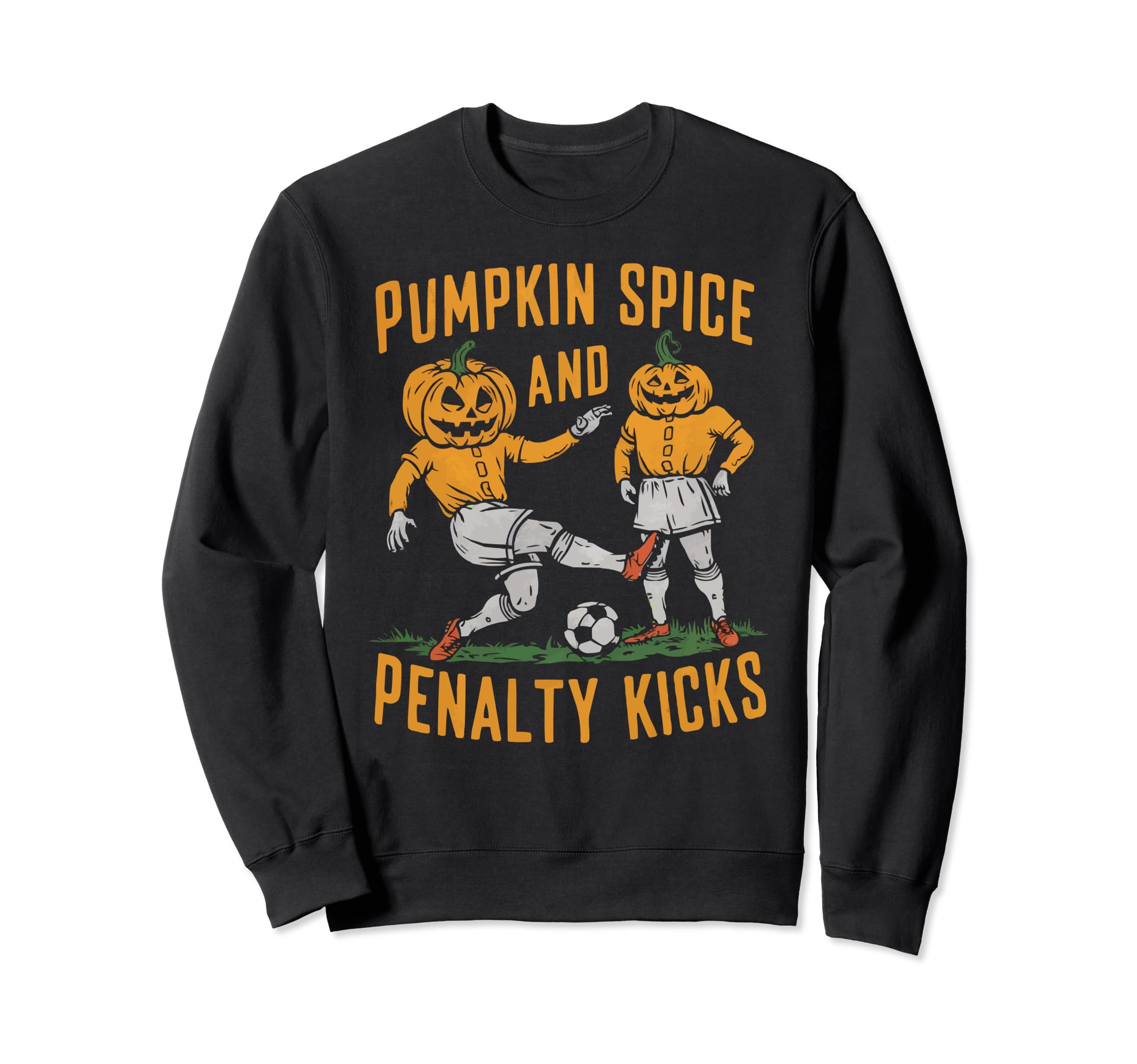 Soccer Halloween Spooky Goalkeeper Trick Sweatshirt - Graphic Print Unisex