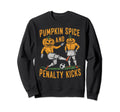 Soccer Halloween Spooky Sweatshirt - Aesthetic Graphic for Adults