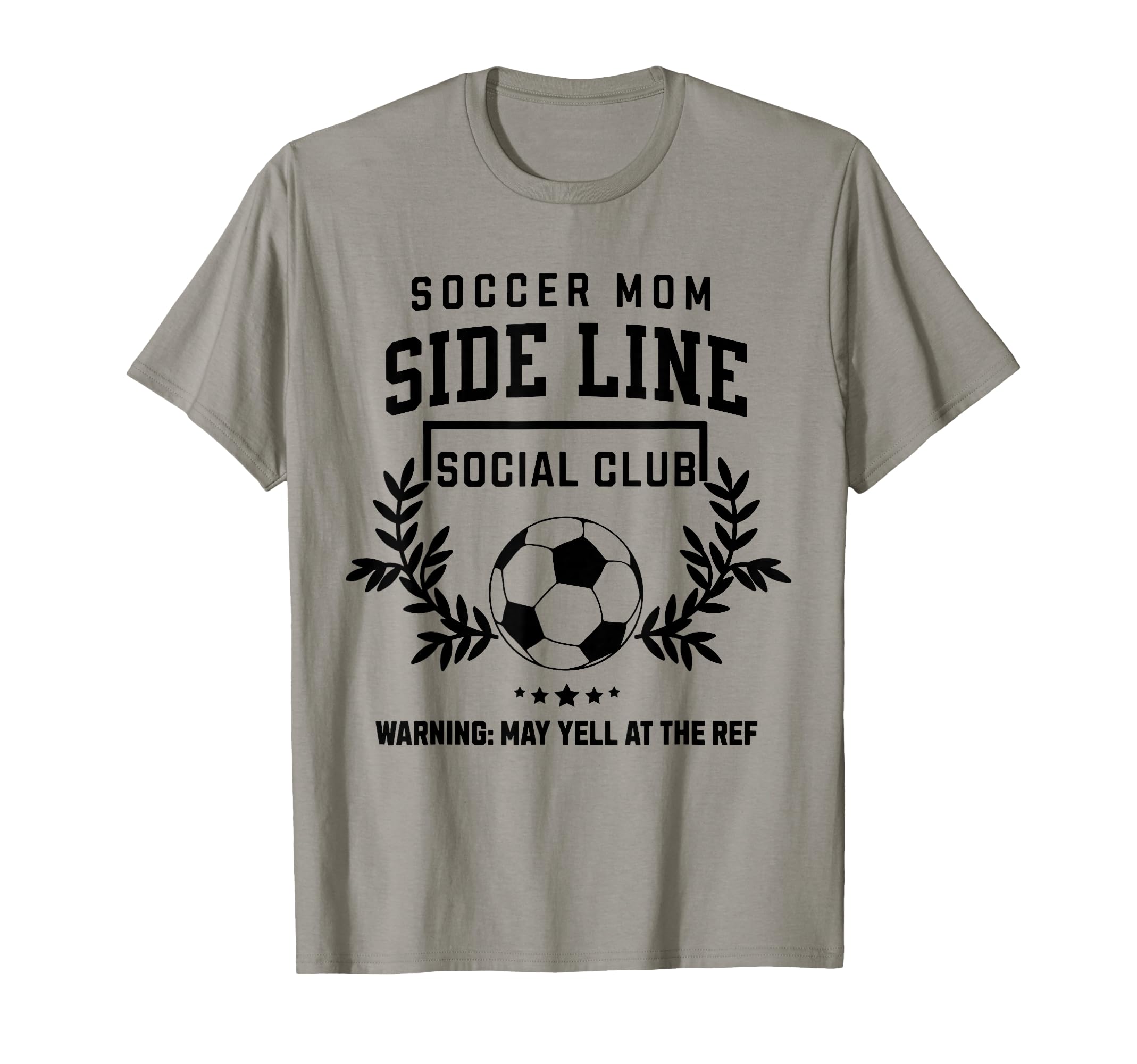 Soccer Mom Sideline Social Club T-Shirt - Fun Novelty Design for Adults