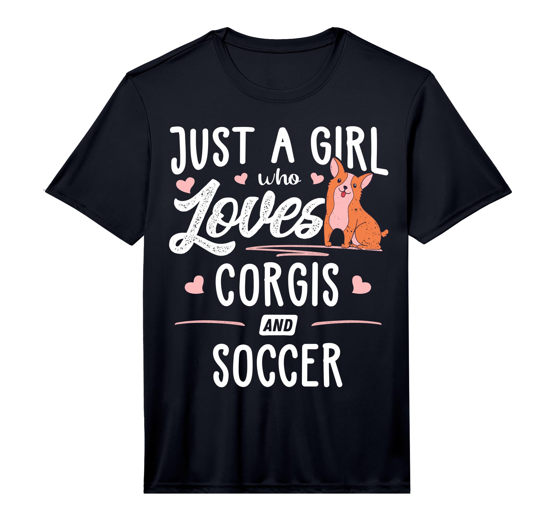Just Who Loves Corgis And Soccer T-Shirt - Custom Art Print for Adults